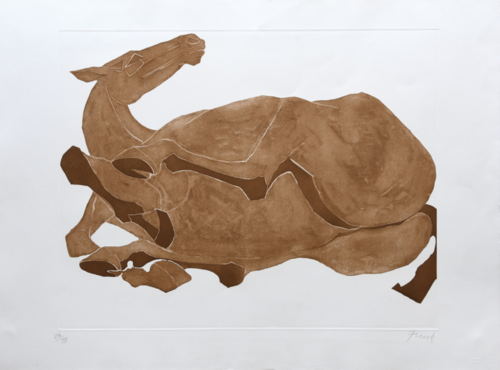 Rolling Over Horse de Elisabeth Frink, Impresión a la venta en Singulart