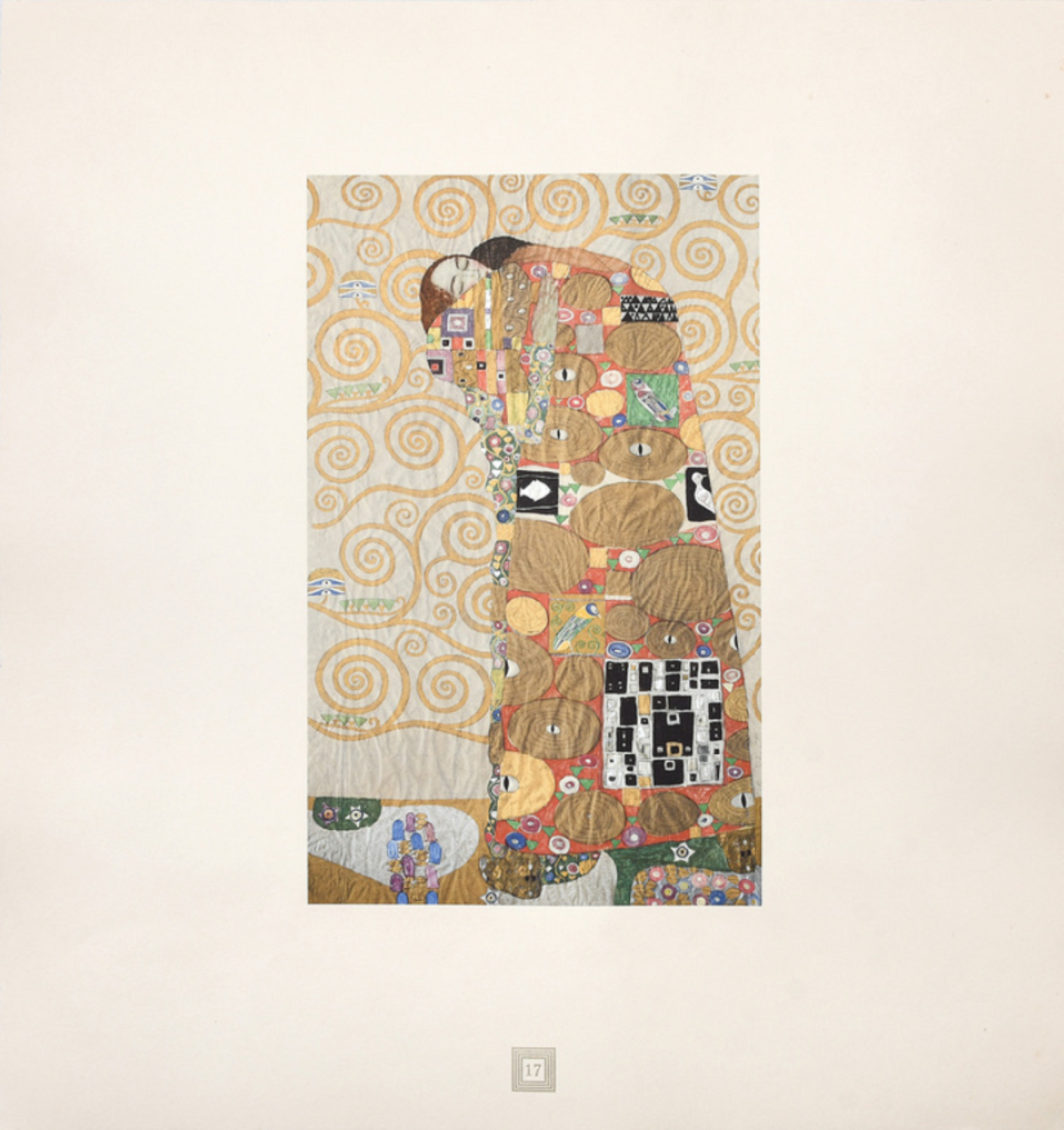 Gustav Klimt【リアムンクの肖像III】lithograph直筆サイン 960px-Portrait_of_Ria_Munk_III
