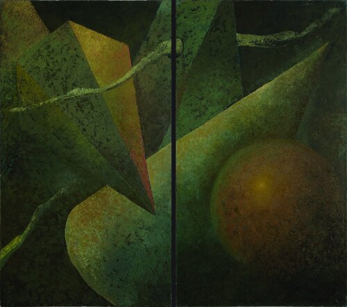 КОСМИЧЕСКИЕ ФОНТАЗИИ 4 van LEZER MANOLE, Schilderij te koop op Singulart