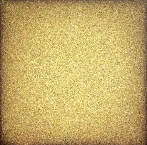 Yellow Abstract - "Gold Resonance" - Minimal di Heidi Thompson, Pittura in vendita su Singulart