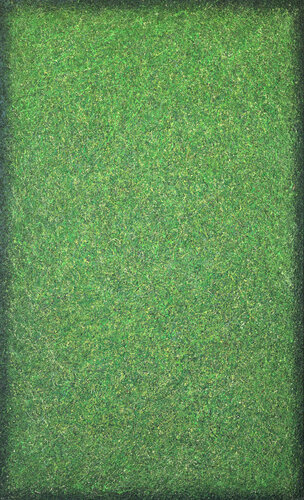 Green - "June Green Field" by Heidi Thompson, 회화 for Sale on Singulart