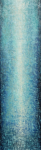 Crystal Blue Mosaic by Heidi Thompson, 회화 for Sale on Singulart