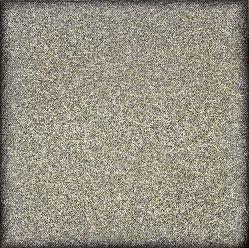 "Tapestry in White & Grey" - Meditative Brown Abstract by Heidi Thompson, 회화 for Sale on Singulart