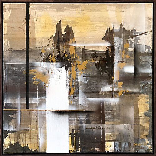 Sepia Odyssey. shades of brown with ochre nuances. framed Tatiana Malinovscaia
