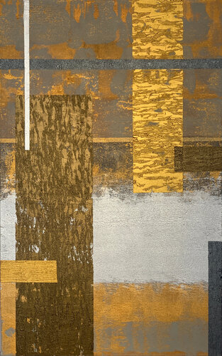 The Gold of Silence par Tatiana Malinovscaia, Peinture en vente sur Singulart