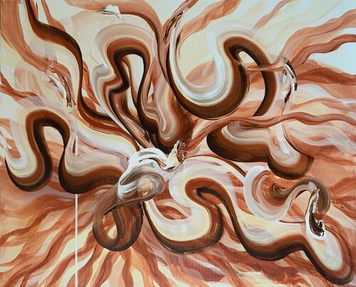 Brown Swirls Tatiana Malinovscaia