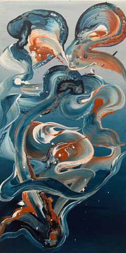 Bright patterns and shapes van Tatiana Malinovscaia, Schilderij te koop op Singulart