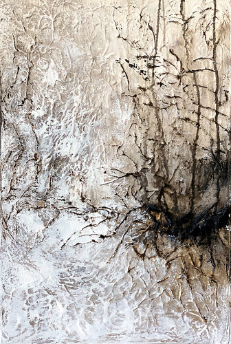 Earthy abstract texture canvas art nature wall art Natural tones painting by Tatiana Malinovscaia, Painting for Sale on Singulart