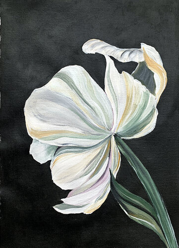 Dance of a Fading Flower par Tatiana Malinovscaia, Peinture en vente sur Singulart