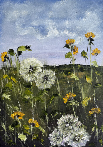 Summer Landscape par Tatiana Malinovscaia, Peinture en vente sur Singulart