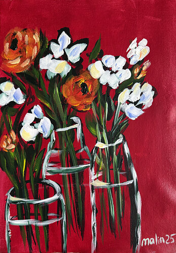 Romantic par Tatiana Malinovscaia, Peinture en vente sur Singulart