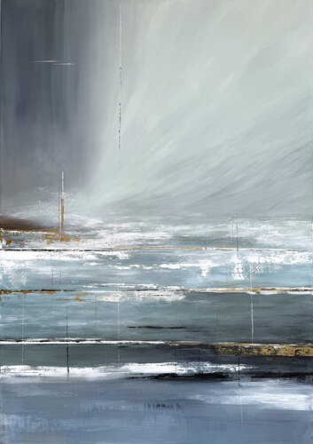 Celestial Drift – Symphony of Horizons di Tatiana Malinovscaia, Pittura in vendita su Singulart
