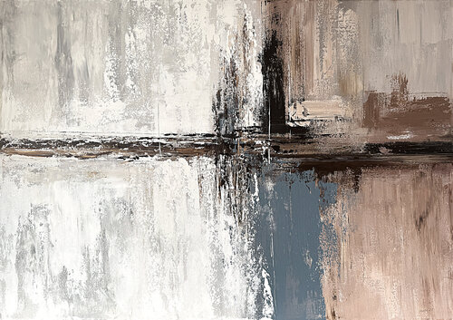 Stillness through earthy tones par Tatiana Malinovscaia, Peinture en vente sur Singulart
