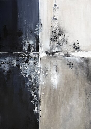 Shadow Composition par Tatiana Malinovscaia, Peinture en vente sur Singulart