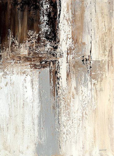 Whispers of Earth abstract von Tatiana Malinovscaia, Malerei kaufen auf Singulart