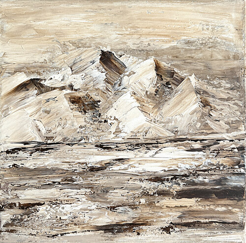 Textured Peaks in Earth Tones Tatiana Malinovscaia