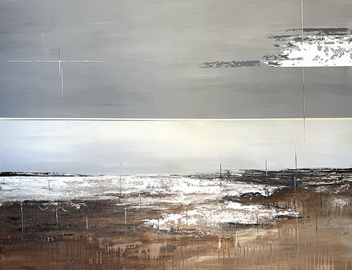 Traces of Dawn landscape van Tatiana Malinovscaia, Schilderij te koop op Singulart