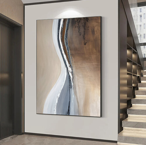 Sandstone Waves of Serenity by Tatiana Malinovscaia, Painting for Sale on Singulart