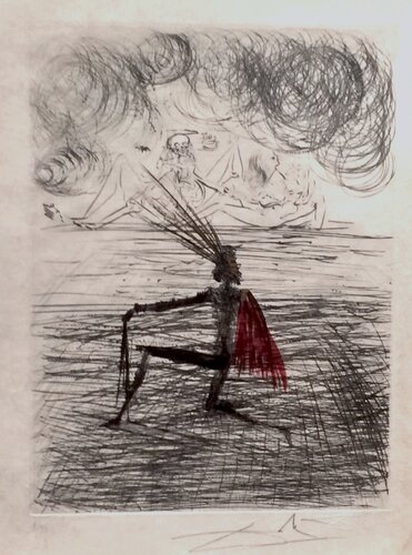 Faust Chevalier a Genou par Salvador Dalí, Édition en vente sur Singulart
