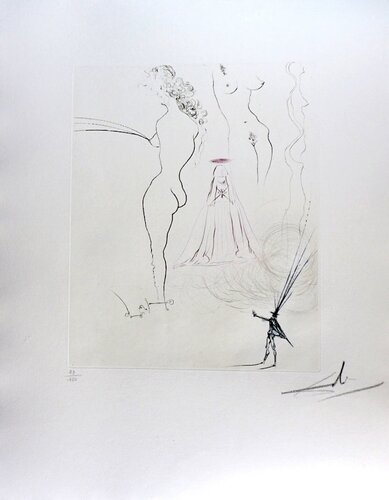 Femmes Surrealiste - Surrealistic Woman van Salvador Dalí, Afdruk te koop op Singulart