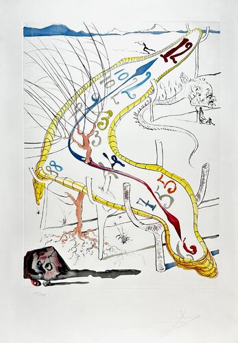 Conquest of Cosmos Frozen Watches of Space Time by Salvador Dalí, Print for Sale on Singulart
