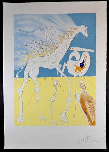 Conquest of Cosmos Saturnian Giraffe by Salvador Dalí, Print for Sale on Singulart