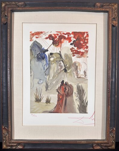 Divine Comedy Purgatory Canto 28 par Salvador Dalí, Édition en vente sur Singulart