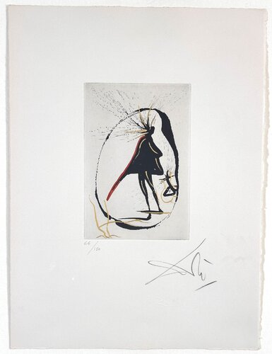 Faust Vignettes Mephisto (Le Cercle Magique) par Salvador Dalí, Édition en vente sur Singulart