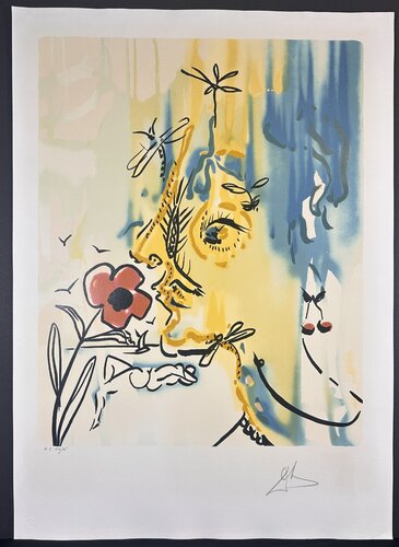 Fleurs Surrealiste Vanishing Face von Salvador Dalí, Druck kaufen auf Singulart