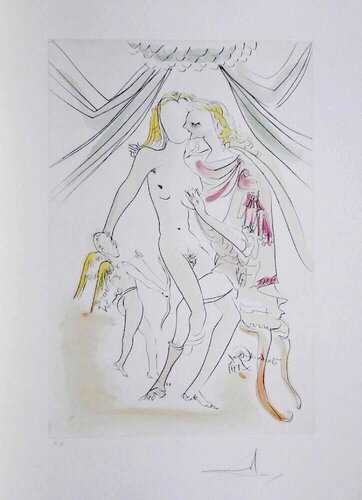 Hommage a Albrecht Durer Venus Mars Cupidon par Salvador Dalí, Édition en vente sur Singulart