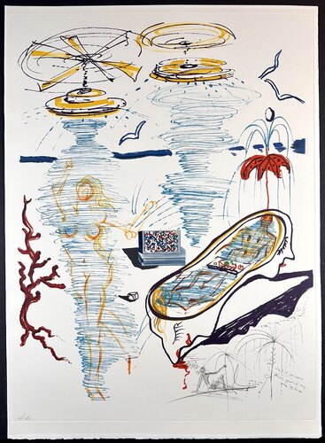 Imaginations & Objects of The Future Liquid Tornado Bath Tub par Salvador Dalí, Édition en vente sur Singulart