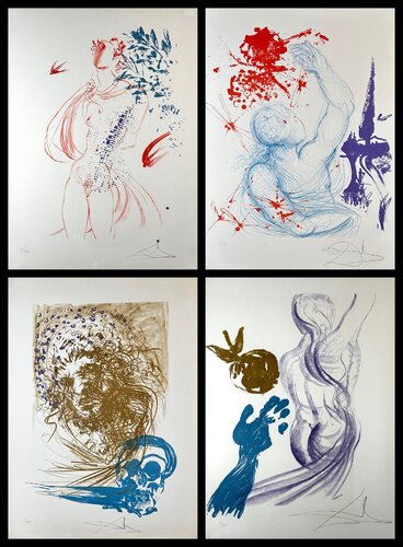 The Four Ages of Man Suite par Salvador Dalí, Édition en vente sur Singulart