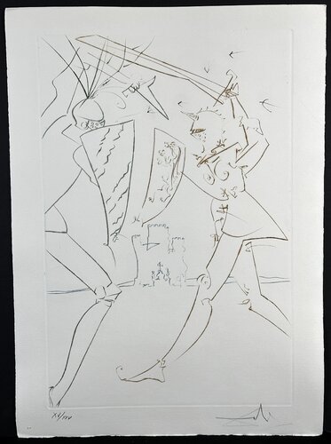 La Quete du Graal The Pass of Gadalore par Salvador Dalí, Édition en vente sur Singulart