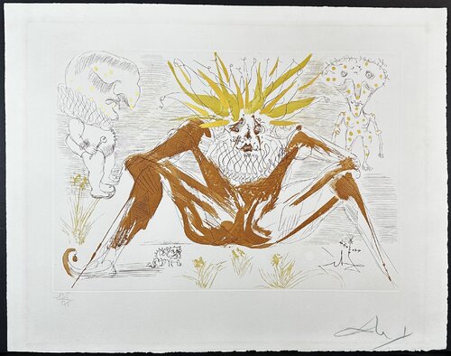 Le Cirque Le Fou (Clown) par Salvador Dalí, Édition en vente sur Singulart