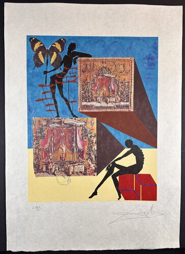 Memories of Surrealism Dressed in The Nude in The Surrealist Fashion par Salvador Dalí, Édition en vente sur Singulart
