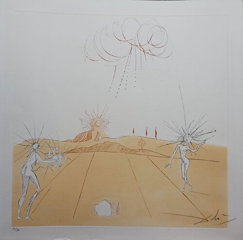 Neuf Paysages Paysage avec Figures-Soleil from Sun par Salvador Dalí, Édition en vente sur Singulart