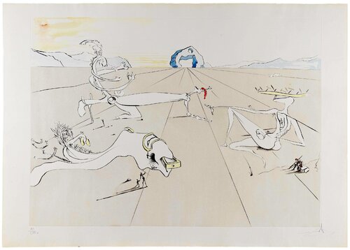 Paysage Surrealiste par Salvador Dalí, Édition en vente sur Singulart