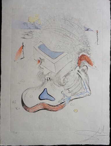 Poems Secrets The Beach at Sete by Salvador Dalí, Print for Sale on Singulart