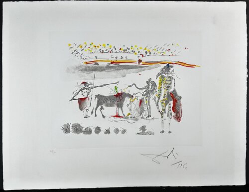 Tauramachie Surrealiste The Parrots par Salvador Dalí, Édition en vente sur Singulart