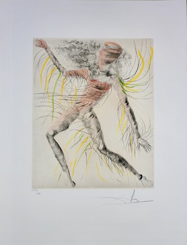 The Hippies The Cosmonaut by Salvador Dalí, Print for Sale on Singulart