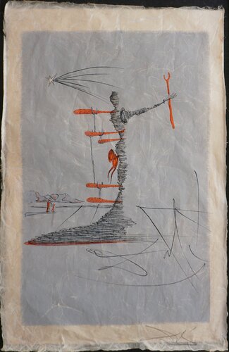 The Woman in The Cosmos Dominating The World by Salvador Dalí, Print for Sale on Singulart