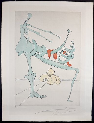 Visions de Quevedo Mother and Child by Salvador Dalí, Print for Sale on Singulart