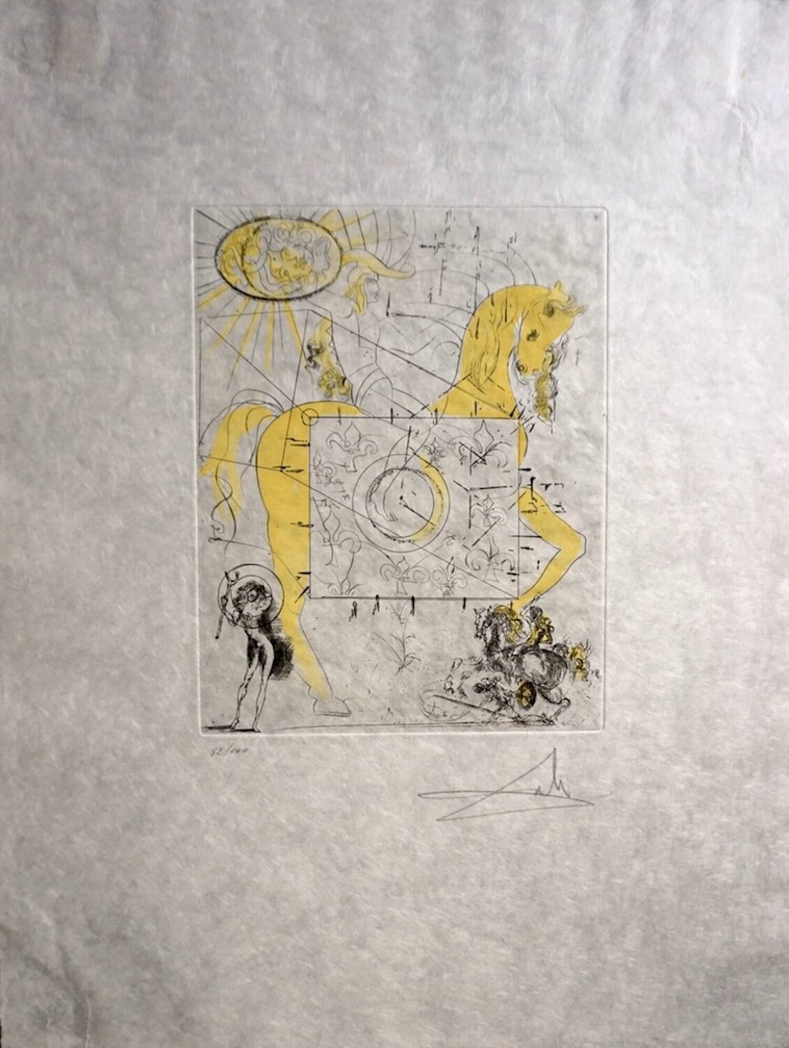 Chevalier Royal de L'Apocalypse Salvador Dalí Édition à vendre