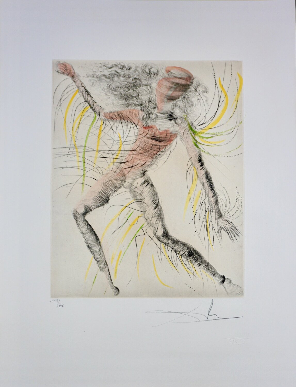 The Hippies The Cosmonaut Salvador Dalí Print for sale