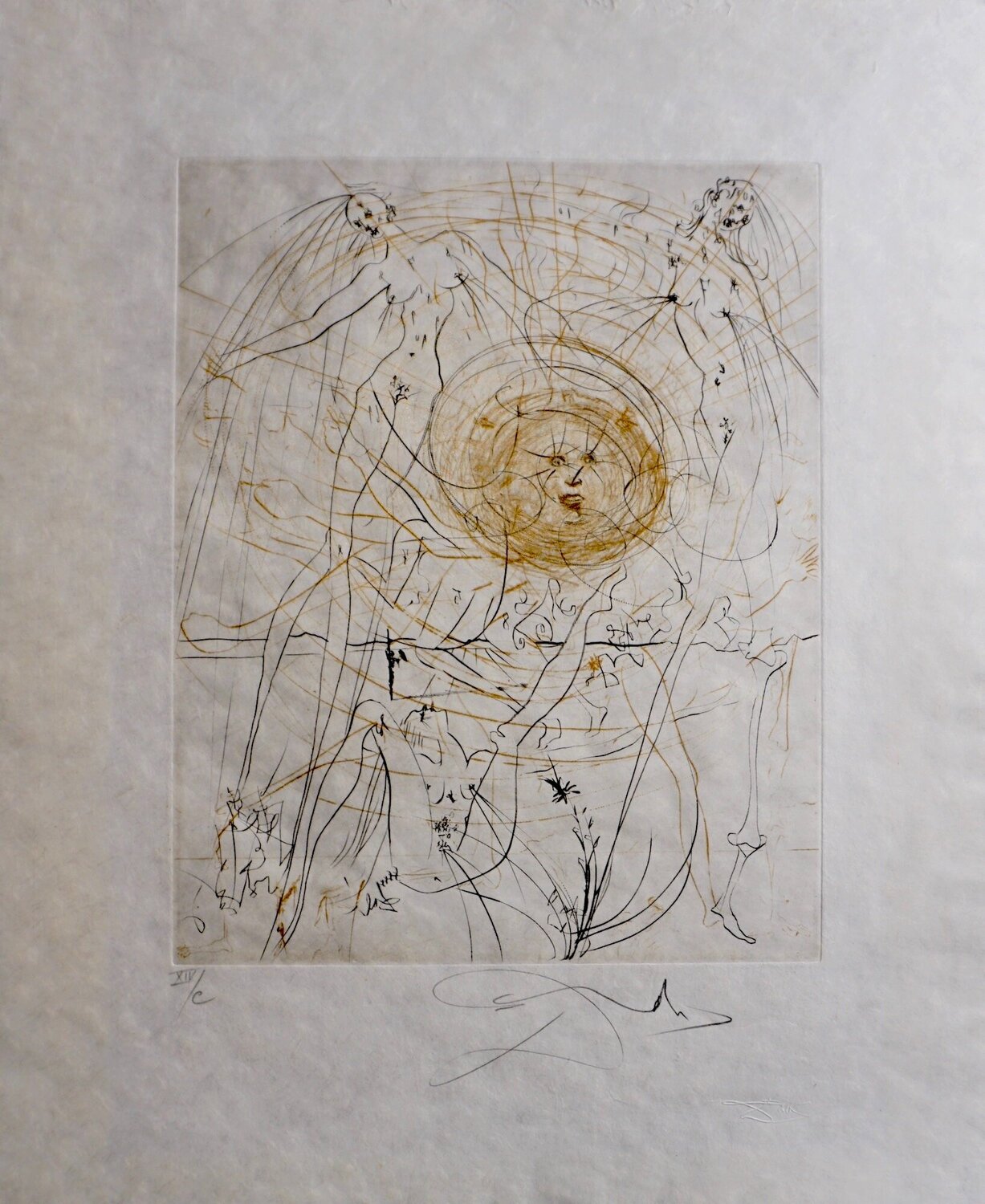 The Hippies The Sun Salvador Dalí Druck zu verkaufen