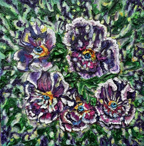Blue Eyes van Natalia Kutova, Schilderij te koop op Singulart