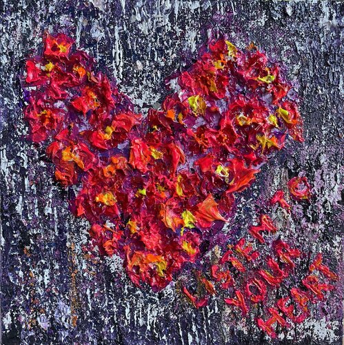 Listen To Your Heart von Natalia Kutova, Malerei kaufen auf Singulart