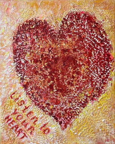 Listen To Your Heart-2 von Natalia Kutova, Malerei kaufen auf Singulart