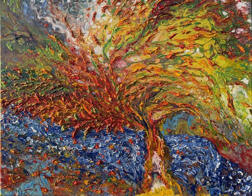 Dance of the Wind di Natalia Kutova, Pittura in vendita su Singulart