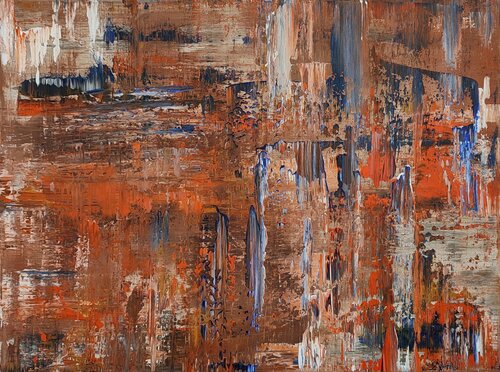Earthen euphony di Driss Dahhan, Pittura in vendita su Singulart